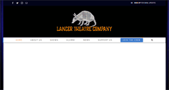 Desktop Screenshot of lancertheatrecompany.org