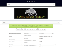 Tablet Screenshot of lancertheatrecompany.org